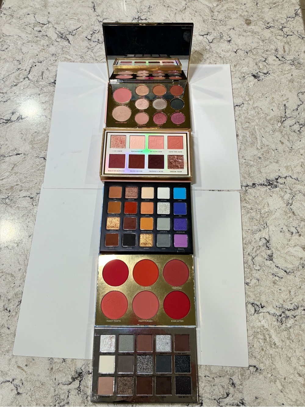 Multi-Palette Women’s Makeup P. Louise, Sigma, Tarte, Jaclyn Cosmetics